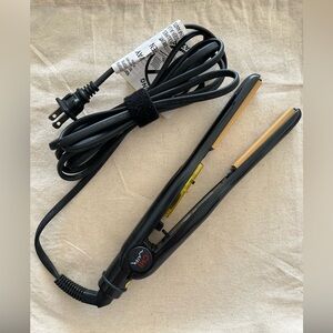 CHI Tourmaline Black Ceramic Mini Flat Iron, Hair Straightener